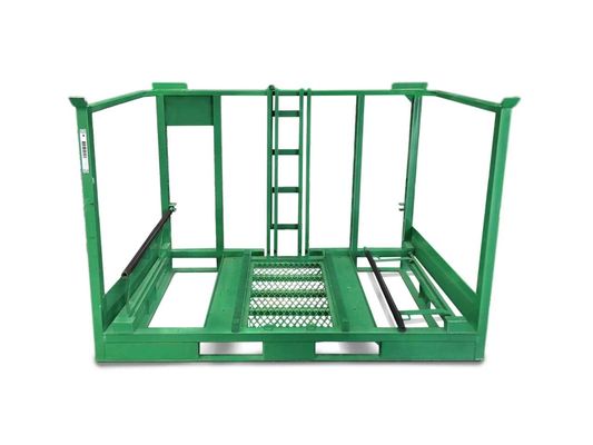 quality  Mild Steel Q235 1.5T Capacity unfolding Stackable Steel Pallets factory