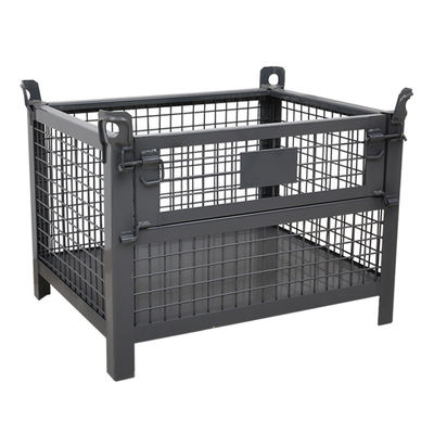 quality  Warehouse Foldable Steel Q235 6.0mm Wire Mesh Container factory