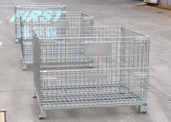 Warehouse 800KGS Capacity Double Faced Wire Mesh Box Pallet