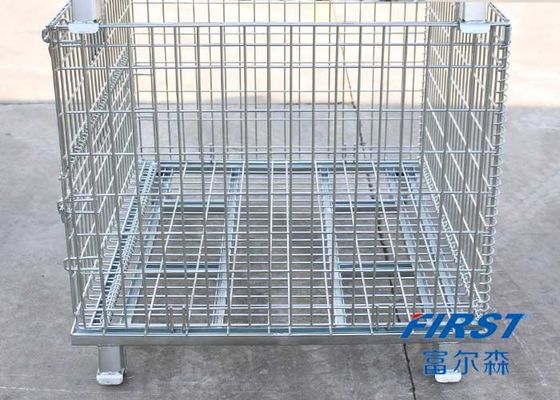 Transportation 5/1 Stackability RAL Galvanized Wire Mesh Box Pallet