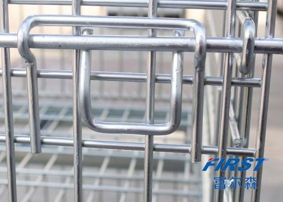 Stackable Steel Q235 50*50mm Wire Mesh Box Pallet