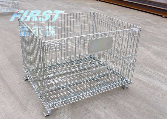 Four Rings 0.31m3 6.3mm Gauge Wire Mesh Box Pallet