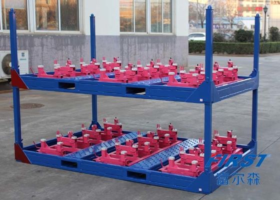 RAL Galvanized logistics Car Engine Turnover Stackable Steel Pallets