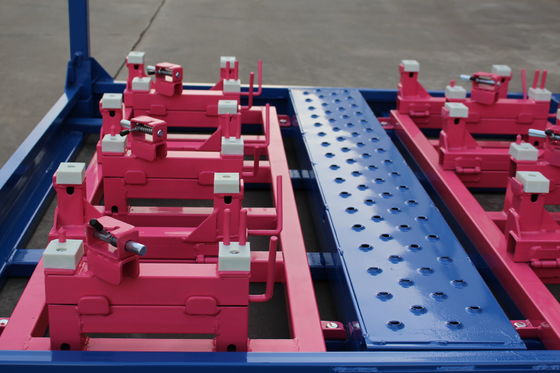 2000KGS 4 Layers Detachable Stackable Steel Pallets