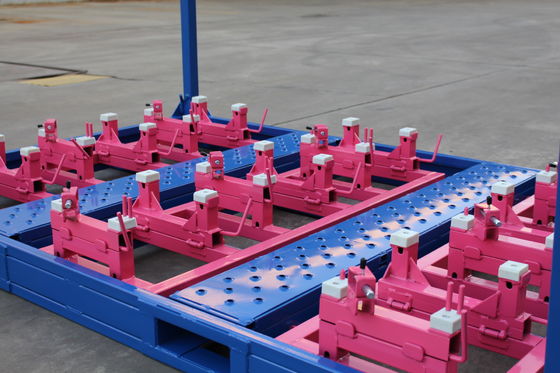 2000KGS 4 Layers Detachable Stackable Steel Pallets