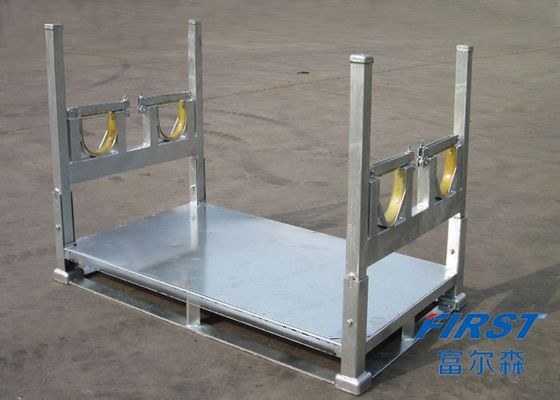 Warehouse Logistics Unfolding Q235 Steel Transport Pallet