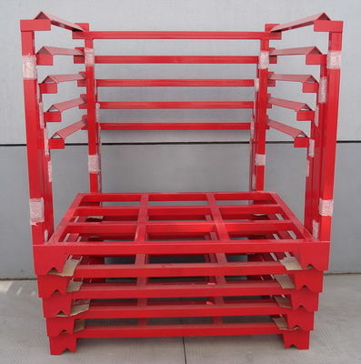 Zinc Plated 1250mm Height Forklift Guide Steel Tire Pallet