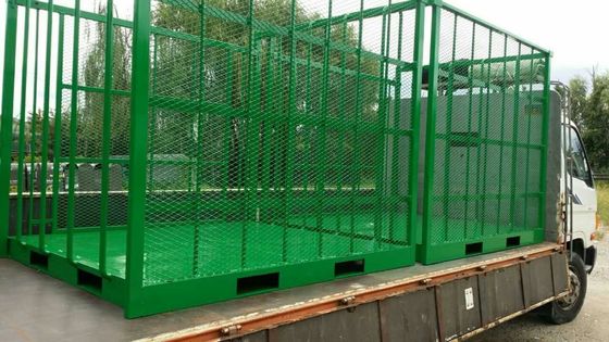 Zinc Plated 1250mm Height Forklift Guide Steel Tire Pallet