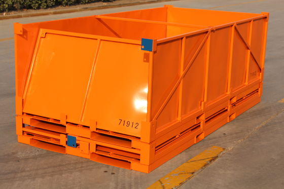 Light Duty Electroplated 2 Tons 2.0mm Steel Metal Pallet Box