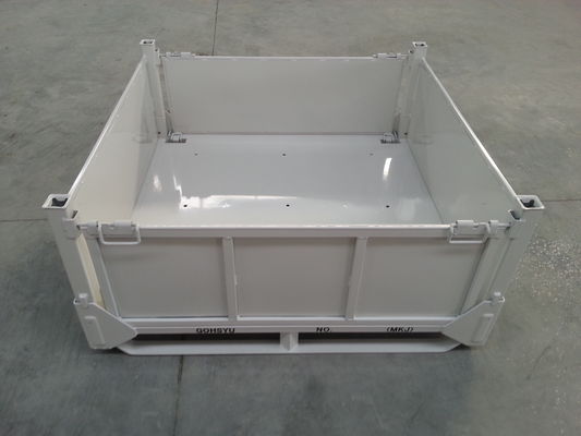 Supermarket 50*50mm Mesh 0.6mm Wire Collapsible Metal Cage