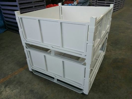 Supermarket 50*50mm Mesh 0.6mm Wire Collapsible Metal Cage