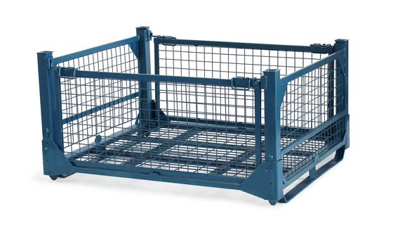Zinc Plated Warehouse Storage 50x50mm Steel Q235 Wire Mesh Cage