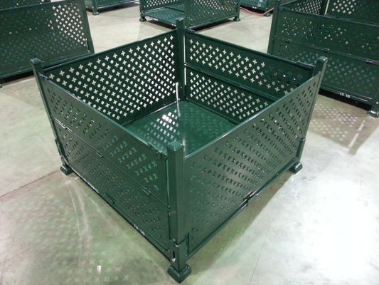 Zinc Plated Warehouse Storage 50x50mm Steel Q235 Wire Mesh Cage