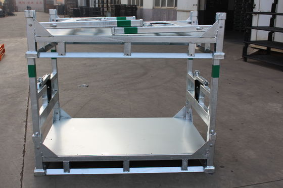 1540mm Height 1000KGS Stackable Steel Transport Pallet