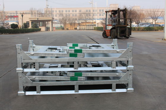 1540mm Height 1000KGS Stackable Steel Transport Pallet