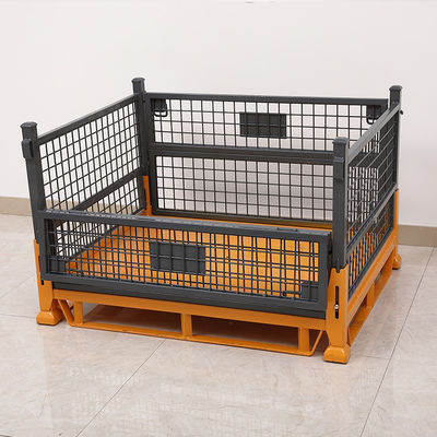 Foldable 2T Electro Zinc Plated Collapsible Metal Cage
