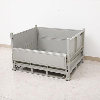 ISO 4 Ways Entrance RAL Color Galvanised Metal Pallet Cages