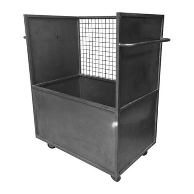 Warehouse Collapsible 500KGS Q235 Steel Metal Pallet Cages