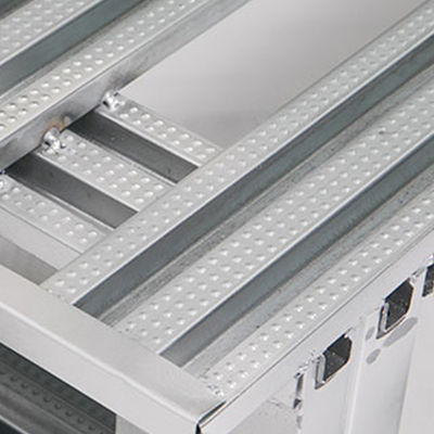 Warehouse Rack Zinc Plated 2000kg Heavy Duty Steel Pallet