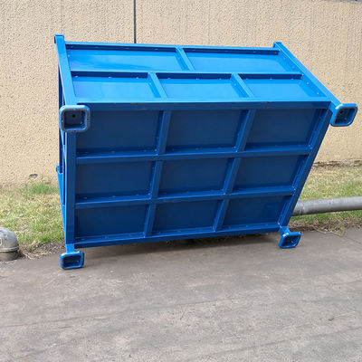 Logistics Transportation 150KGS Capacity 1.0mm Steel Pallet Cages