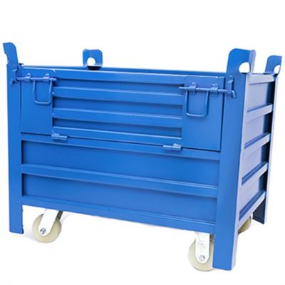 Logistics Transportation 150KGS Capacity 1.0mm Steel Pallet Cages