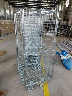 Hot-Dip Galvanized Light Roller Cage Container