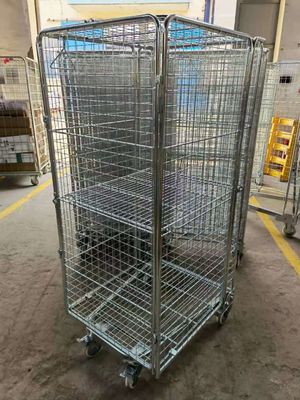 Hot-Dip Galvanized Light Roller Cage Container