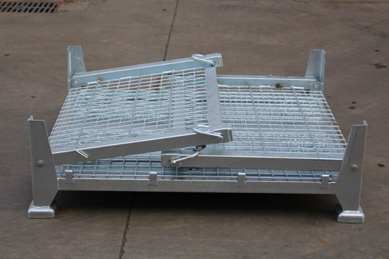 CE RAL Powder Coated 1000KG Folding Wire Mesh Container