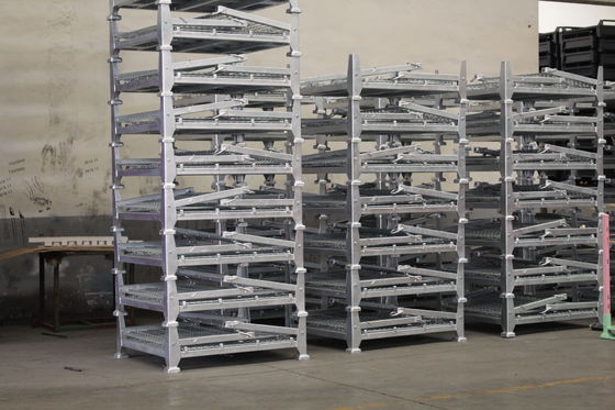 Supermarket 50*100mm Mesh 6.0mm Wire Metal Storage Cages