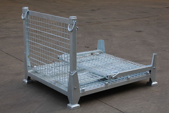 Zinc Plated Warehouse Storage Steel Q235 Metal Storage Cage